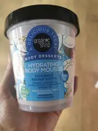 ORGANIC SHOP - Crème-mousse corps hydratante pannacota noix de coco