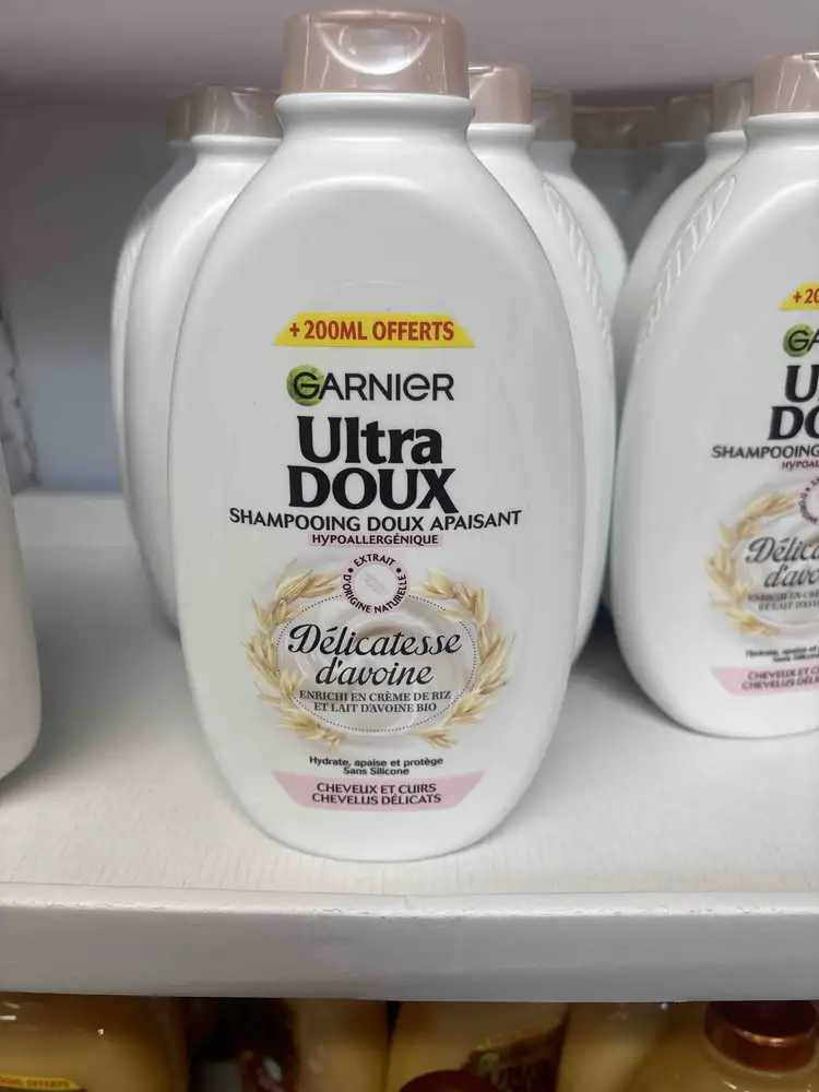 GARNIER - Ultra doux - Shampooing doux apaisant