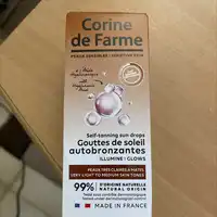 CORINE DE FARME - Gouttes de soleil autobronzantes