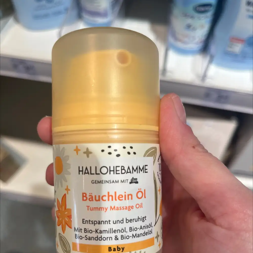 HALLOHEBAMME - Tummy massage oil