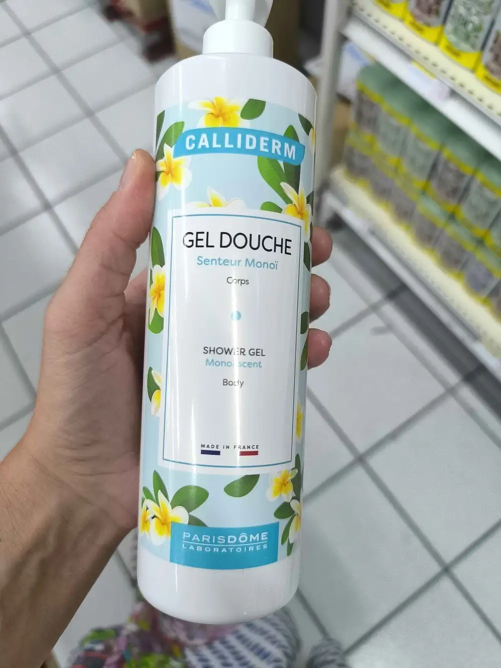 CALLIDERM - Gel douche senteur Monoi