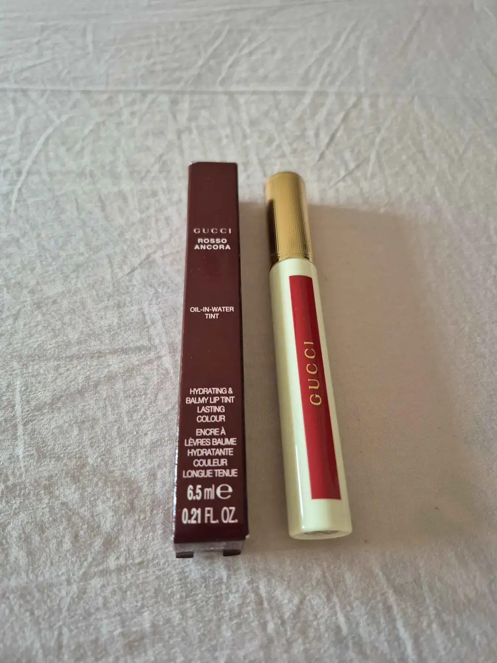 GUCCI - Rosso ancora - Encre à lèvres baume hydratante
