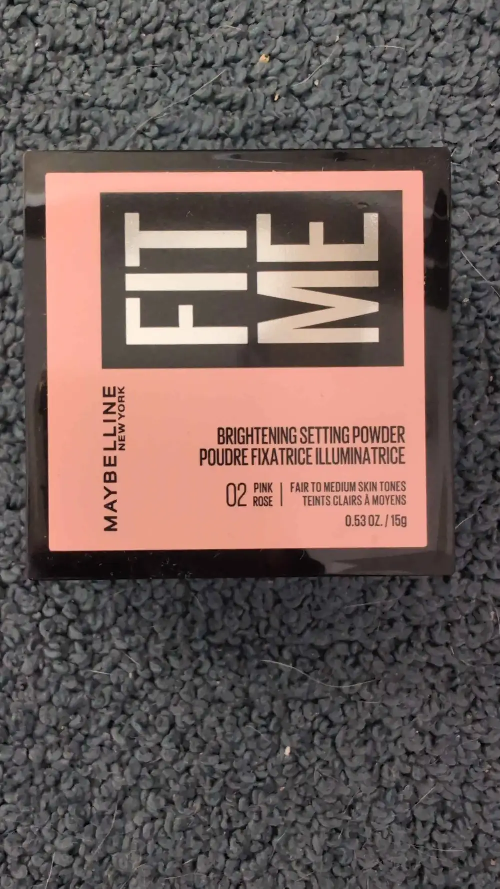 MAYBELLINE NEW YORK - Fit me - Poudre fixatrice illuminatrice 02 rose