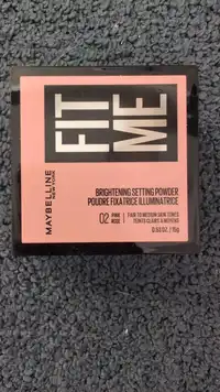 MAYBELLINE NEW YORK - Fit me - Poudre fixatrice illuminatrice 02 rose