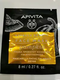 APIVITA - Face mask pumpkin 