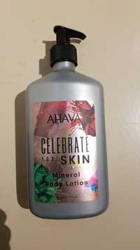 AHAVA - Celebrate your skin - Mineral body lotion