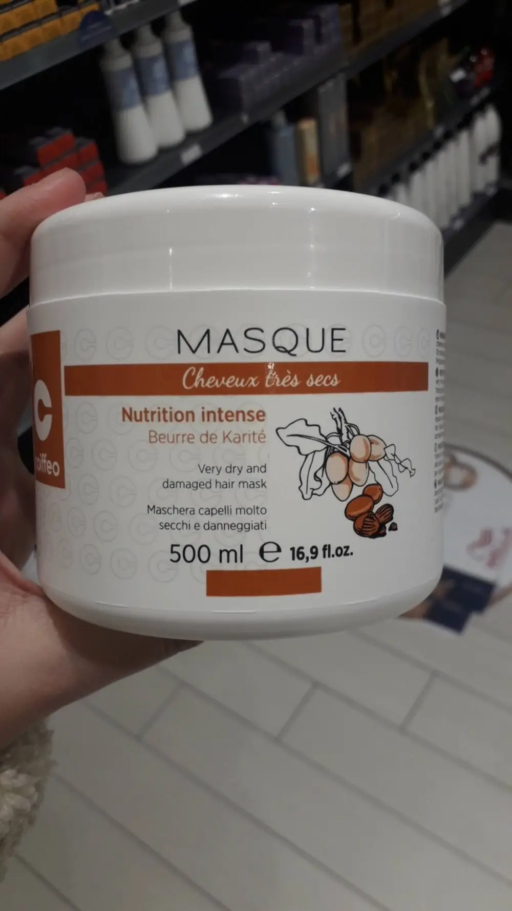 COIFFEO - Masque cheveux très secs nutrition intense