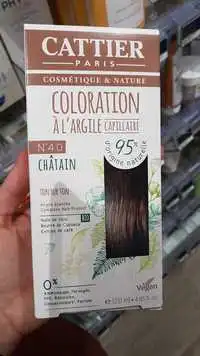 CATTIER - Coloration à l'argile bio n°4.0 châtain