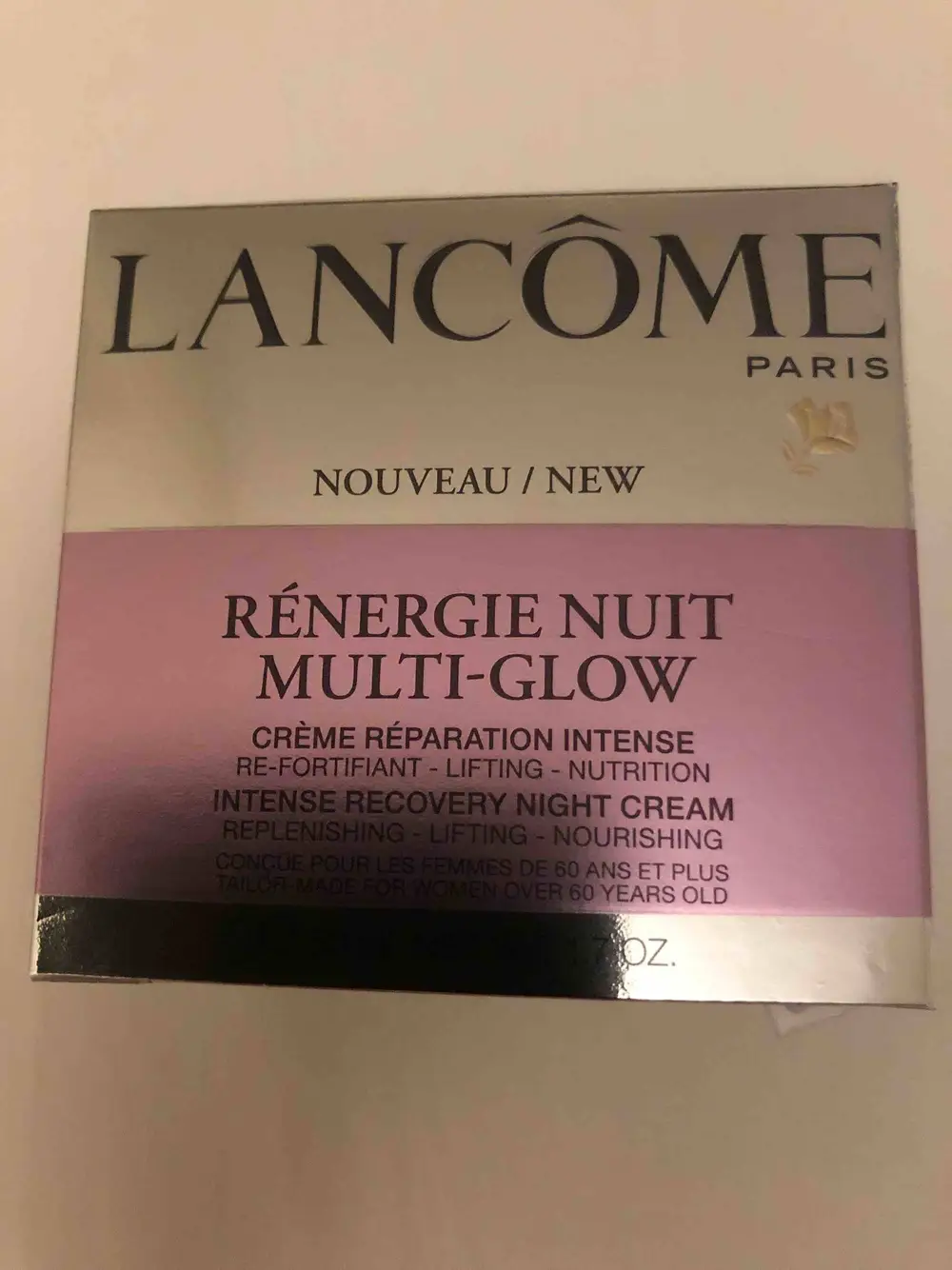 LANCÔME - Rénergie nuit multi-glow - Crème réparation intense