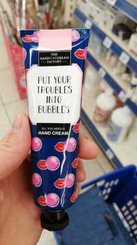 THE HANDSOME CREAM FACTORY - Put your troubles into bubles - Hand cream