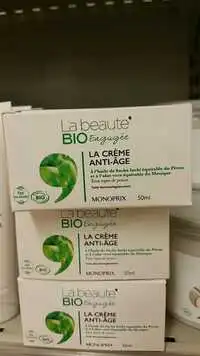 MONOPRIX - La beauté Bio engagée - La crème anti-âge