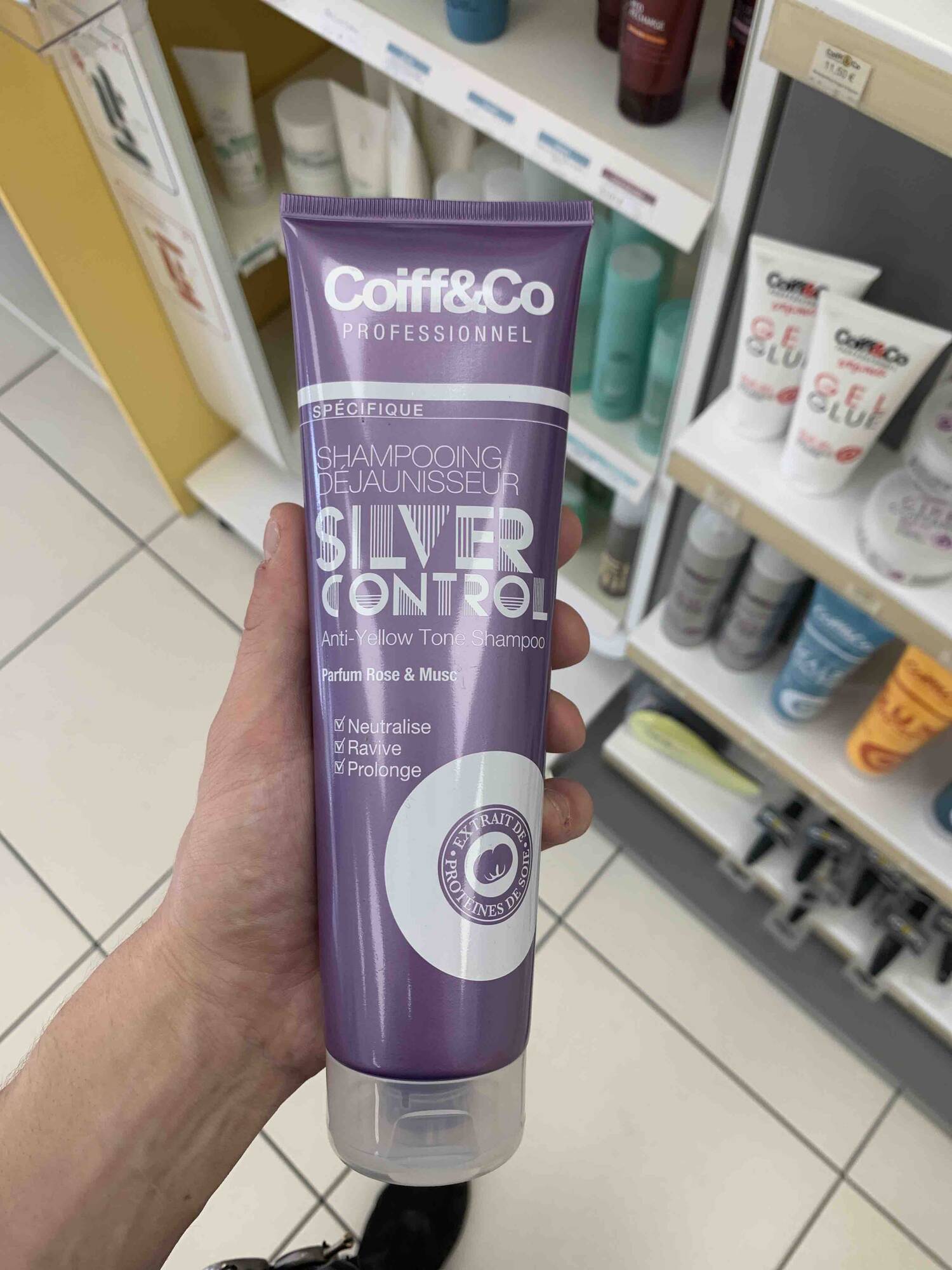 COIFF&CO PROFESSIONNEL - Siver control - Shampooing déjaunisseur