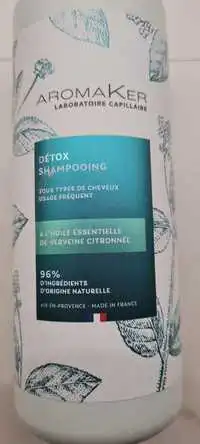 AROMAKER - Détox shampooing à l'huile essentielle de verveine citronnée