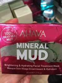 AHAVA - Mineral mud - Masque soin visage éclaircissant