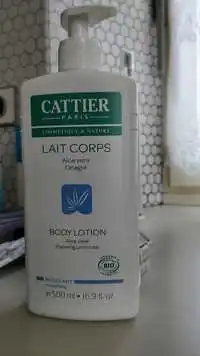 CATTIER - Lait corps aloé vera onagre