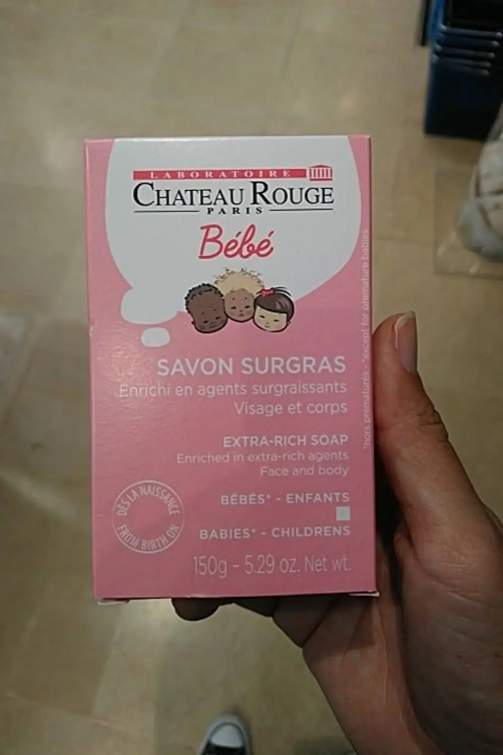 CHATEAU ROUGE PARIS - Bébé - Savon surgras