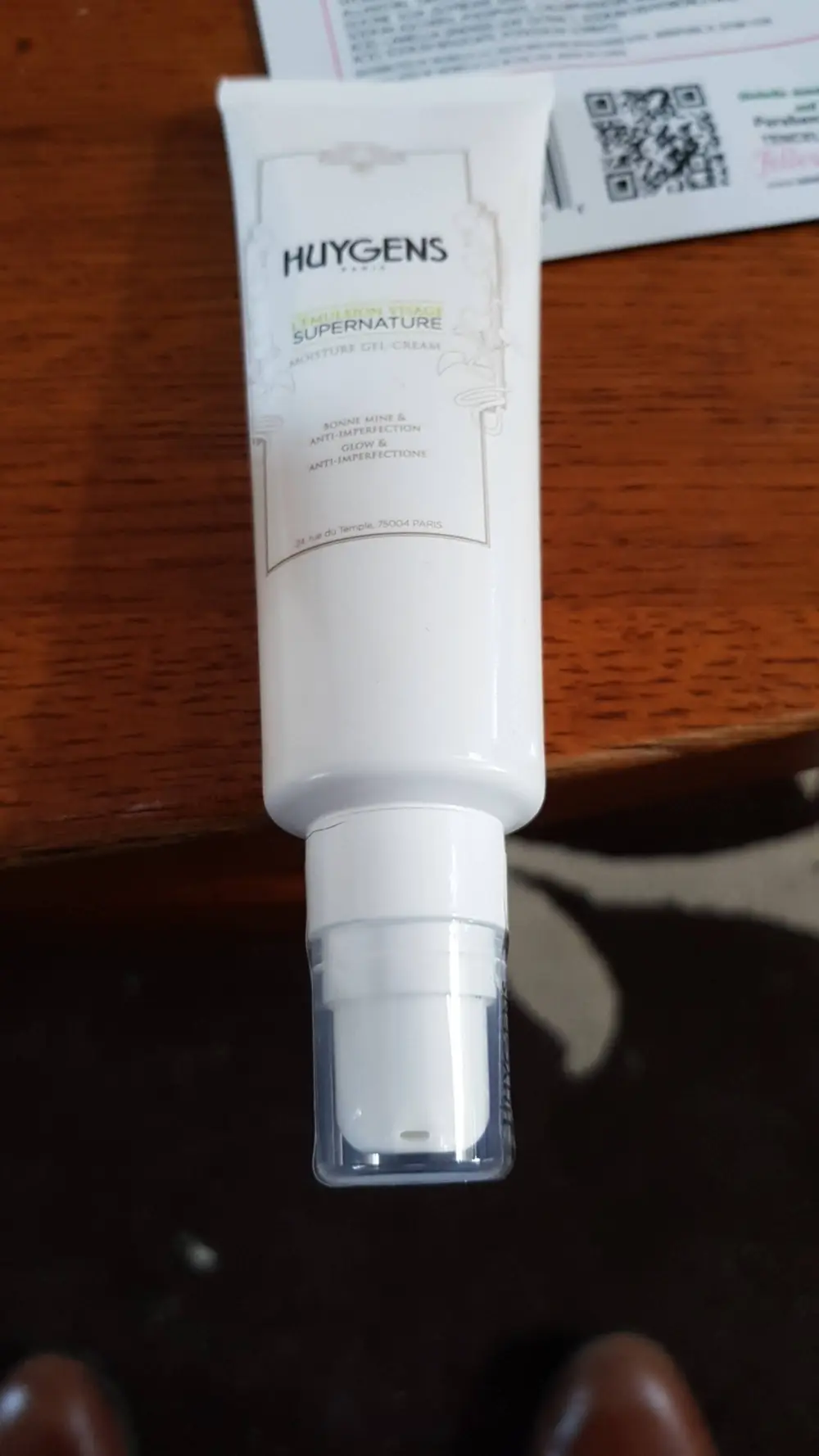 HUYGENS - L'émulsion visage supernature - Moisture gel-cream