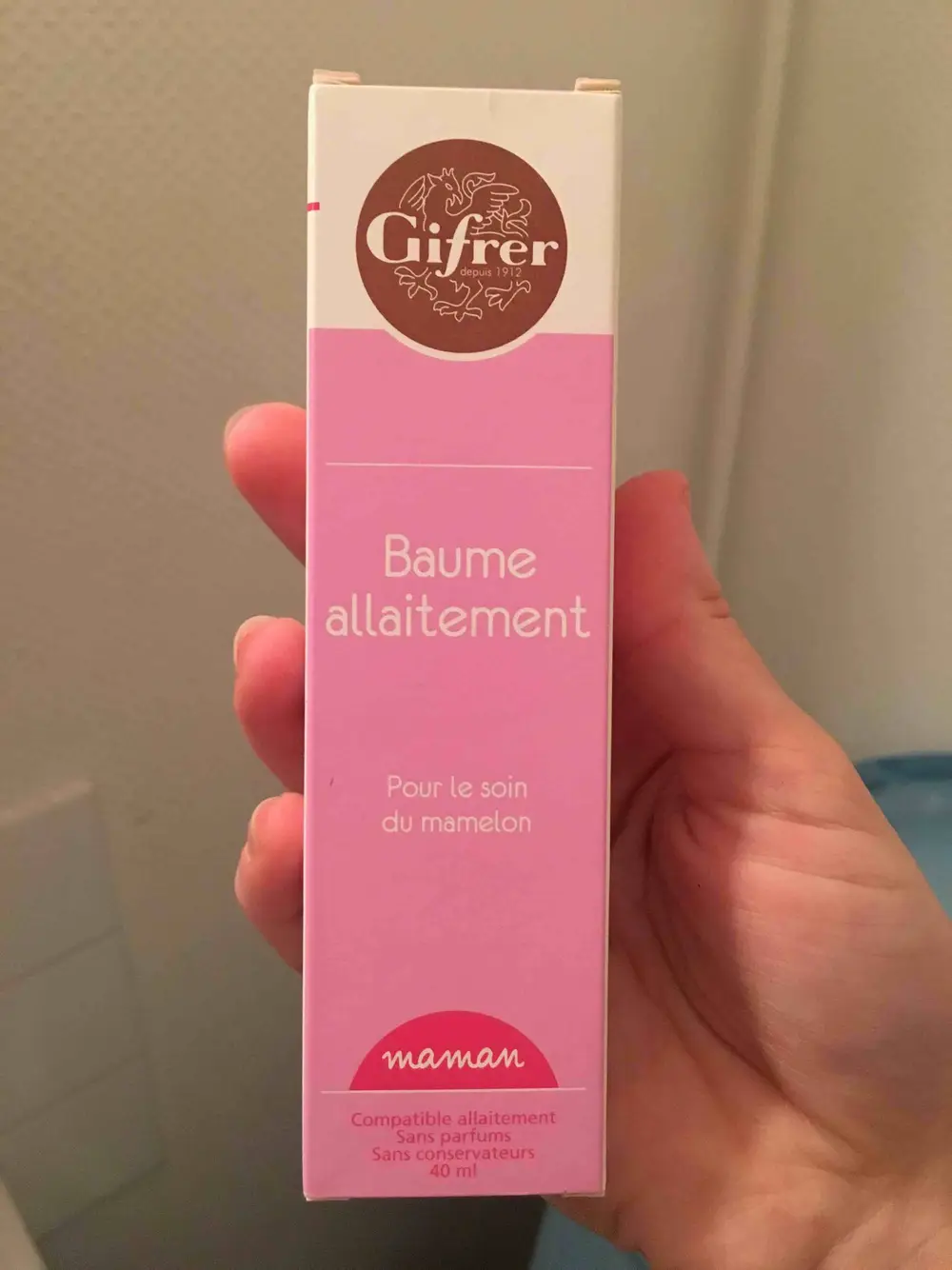 GIFRER - Baume allaitement pour les soin du mamelon