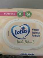 LOTUS - Fresh natural - Papier toilette humide