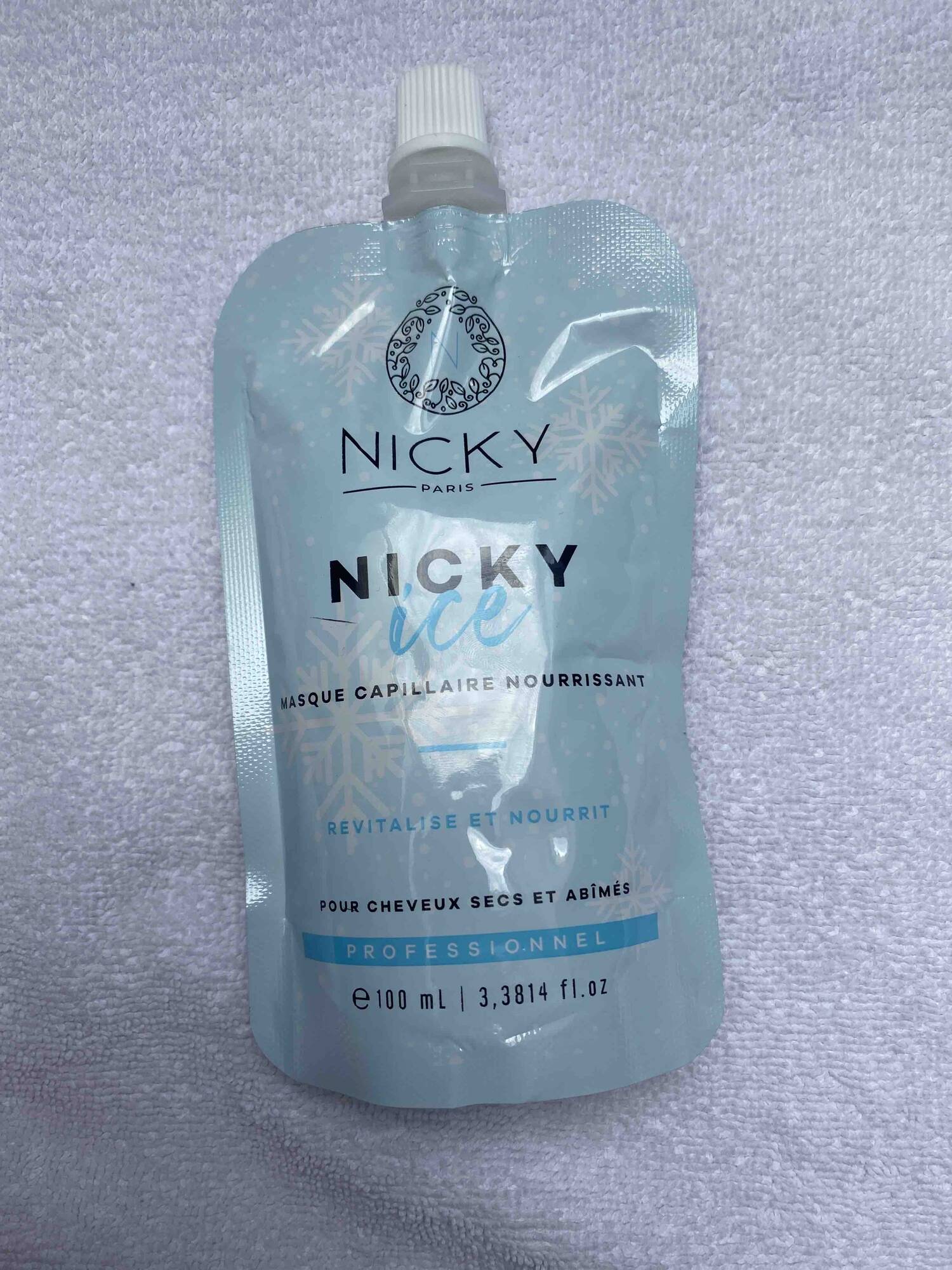 NICKY PARIS - Nicky ice - Masque capillaire nourrissant