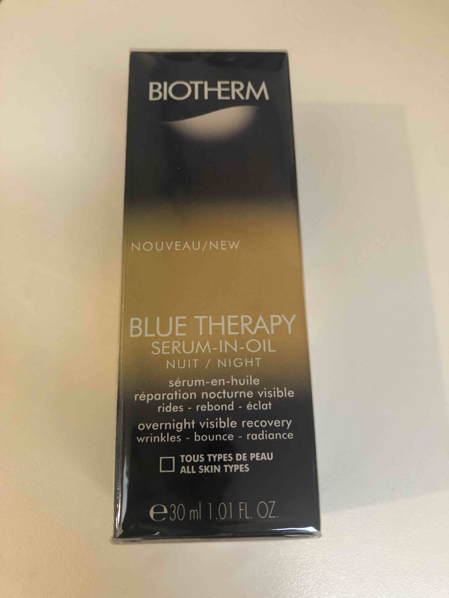 BIOTHERM - Blue therapy - Sérum en huile nuit