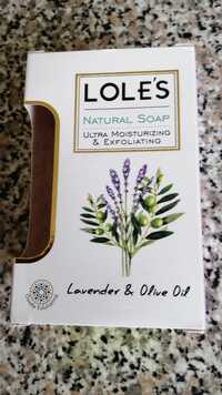 LOLE'S - Lavender & olive oil - Natural soap