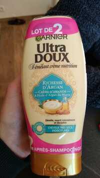 GARNIER - Ultra doux - Démêlant crème nutrition après-shampooing