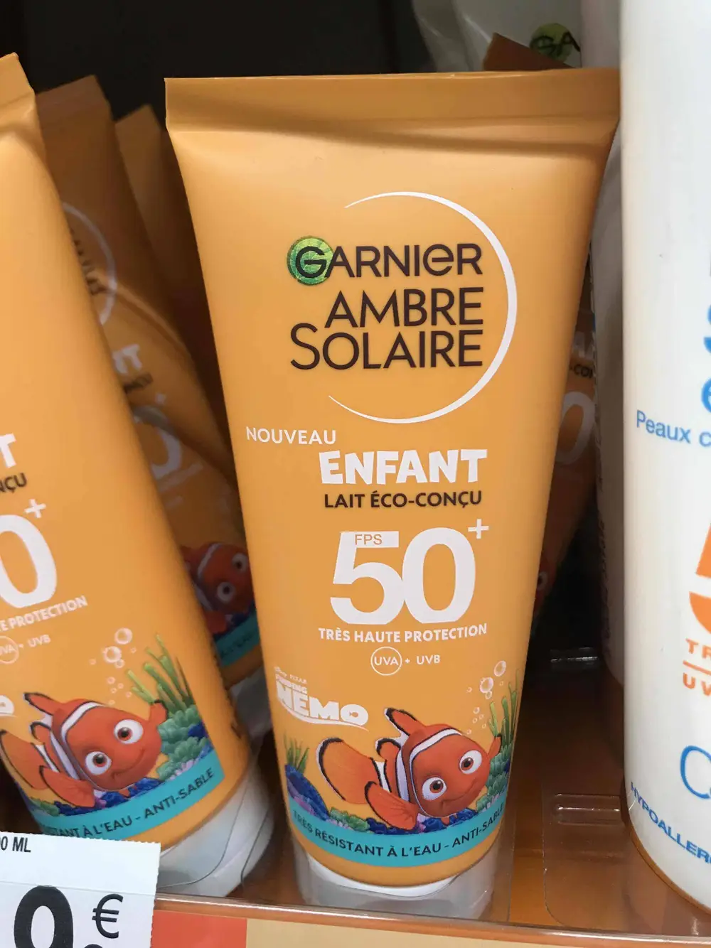 GARNIER - Ambre solaire enfant - Lait éco-conçu FPS 50+