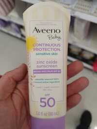 AVEENO - Continuous protection - Zinc oxide sunscreen baby SPF 50
