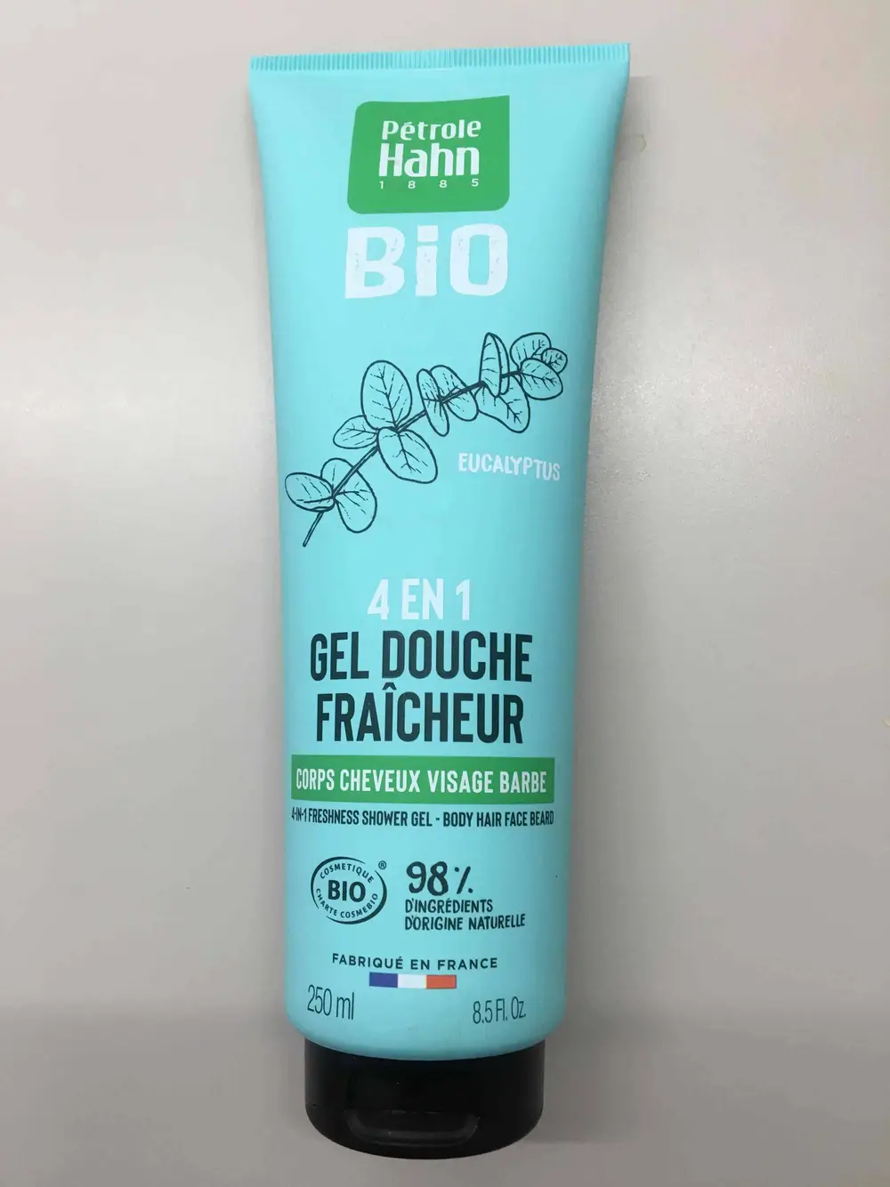 PÉTROLE HAHN - Gel douche fraîcheur bio 4 en 1