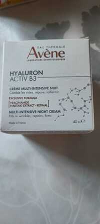 AVÈNE - Hyaluron activ B3 - Crume multi-intensive nuit