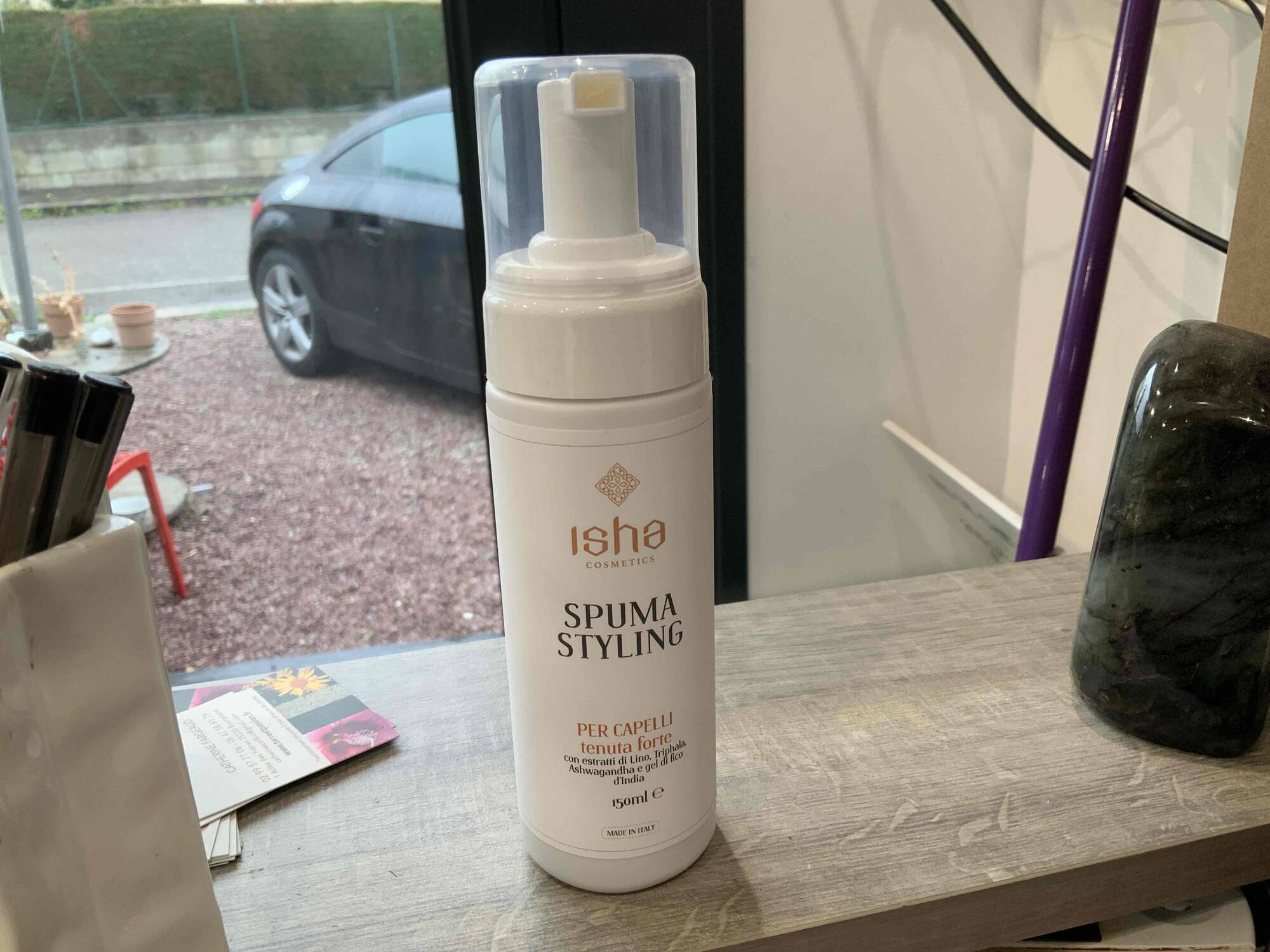 ISHA COSMETICS - Spuma styling per capelli tenuta forte