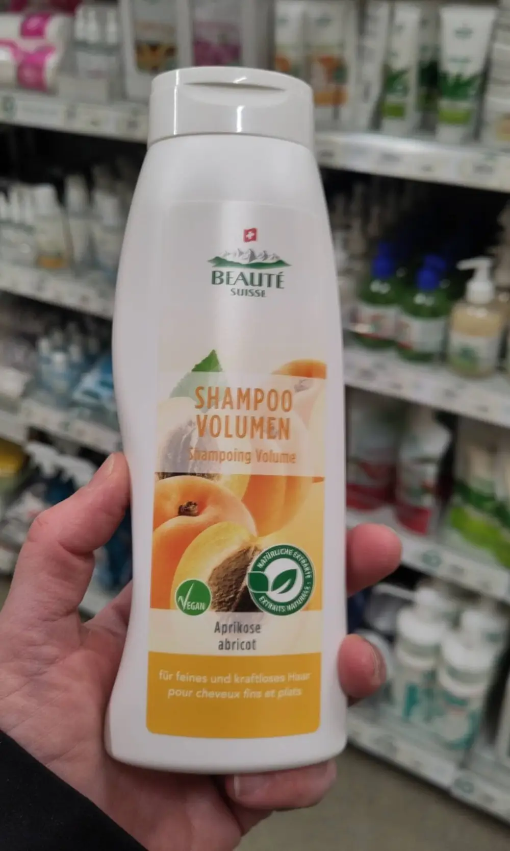 BEAUTÉ SUISSE - Shampooing volume abricot