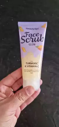 THE BEAUTY DEPT - Face scrub glow with turmeric & vitamin C