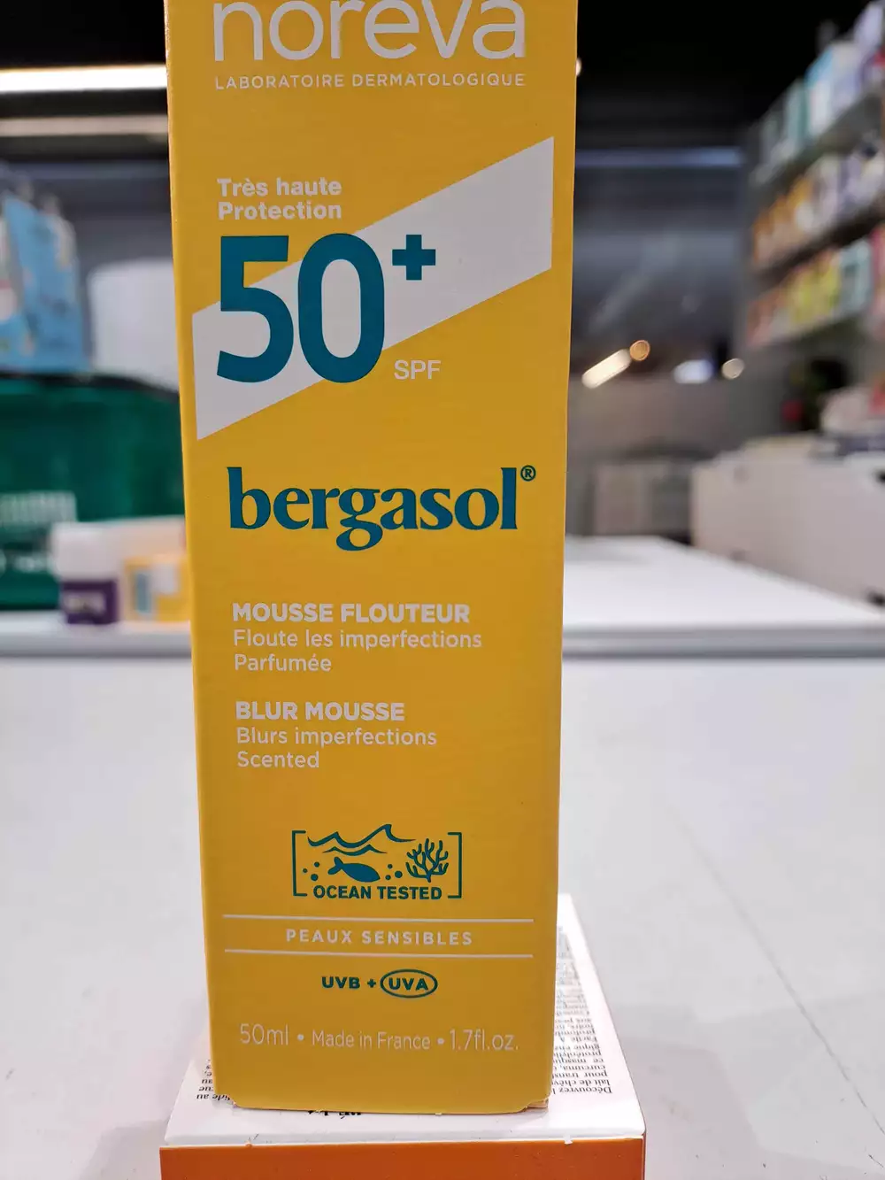 NOREVA - Bergasol - Mousse flouteur SPF 50+