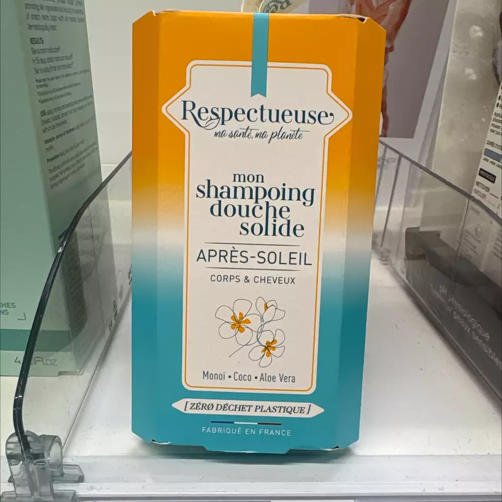 RESPECTUEUSE - Après-soleil - Mon shampooing douche solide 
