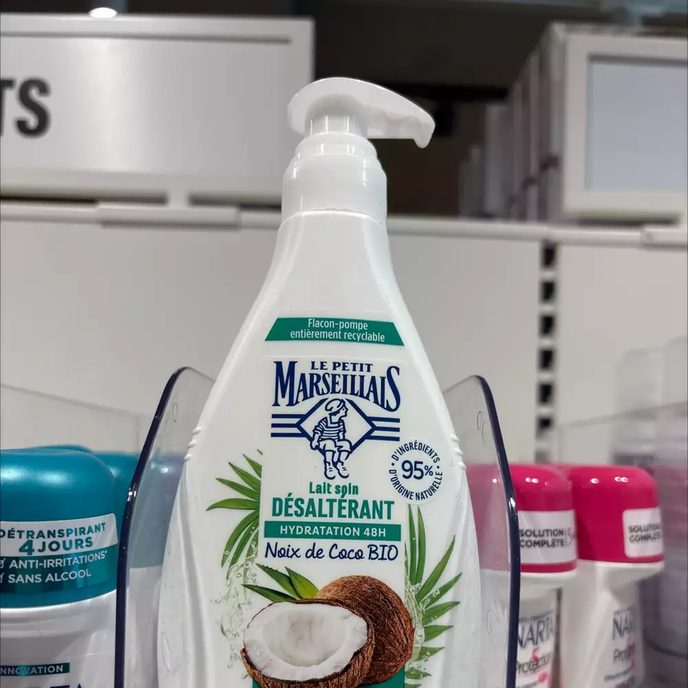LE PETIT MARSEILLAIS - Noix de coco bio - Lait soin désaltérant hydratant 48h