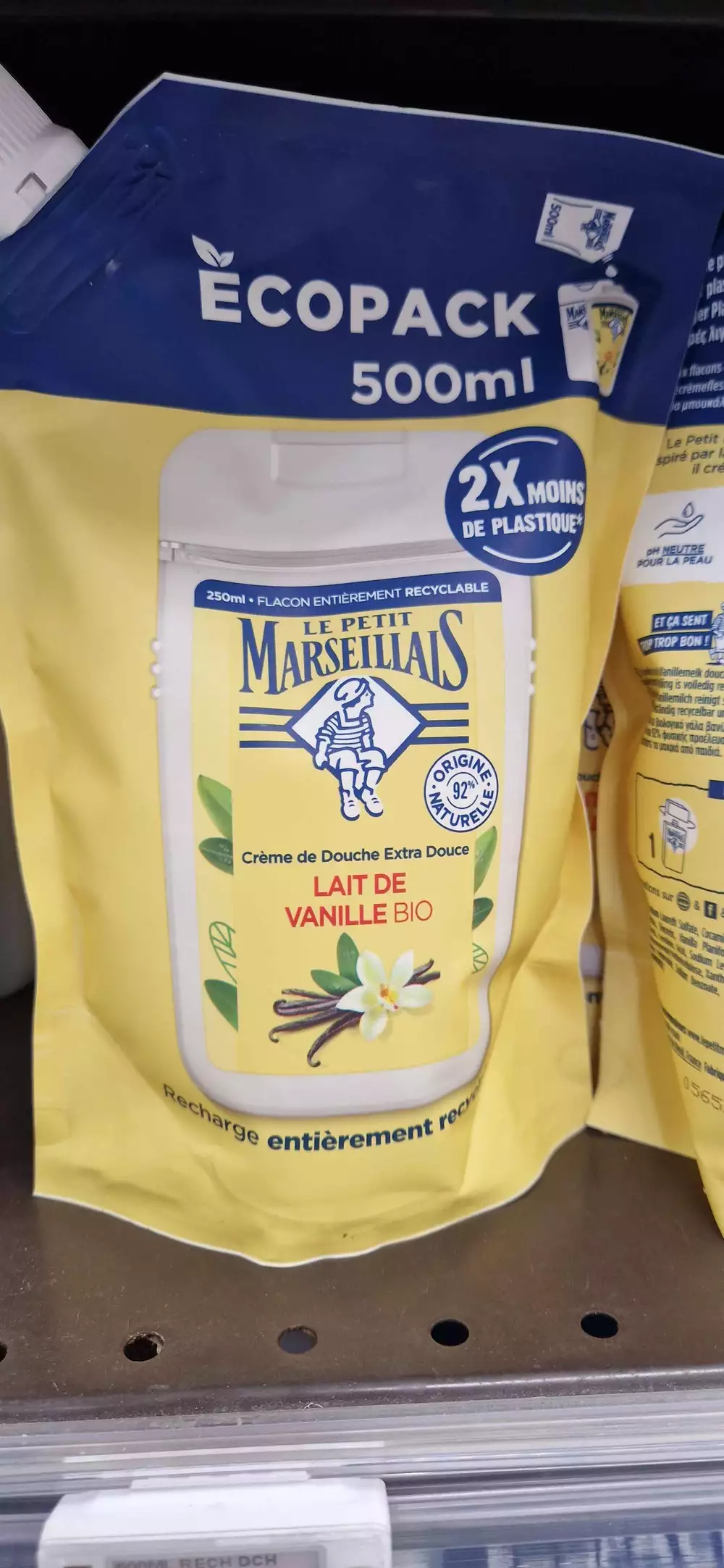 LE PETIT MARSEILLAIS - Crème de douche extra douce lait de vanille bio