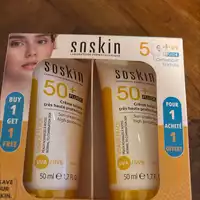 SOSKIN - Crème solaire SPF 50+ fluide