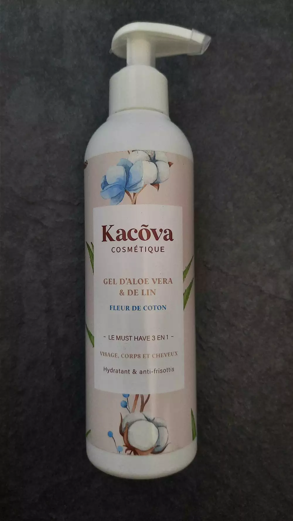 KACOVA - Le must have 3 en 1 - Gel d'aloe vera & de lin