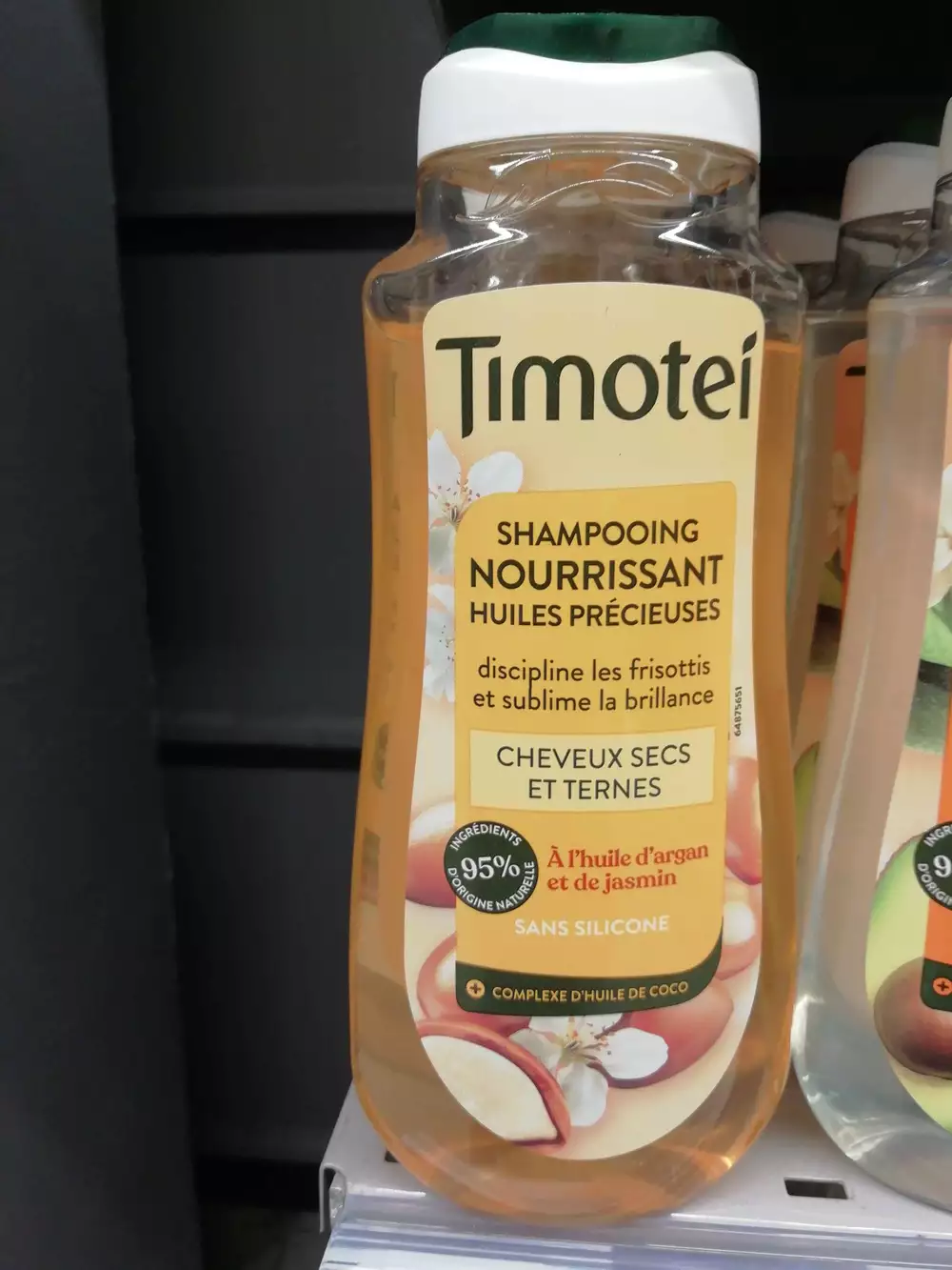 TIMOTEI - Shampooing nourrissant cheveux secs et ternes