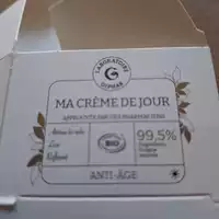 LABORATOIRE GIPHAR - Ma crème de jour - Anti âge