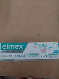 ELMEX - Soin instantané - Dentifrice sensitive 2 en 1