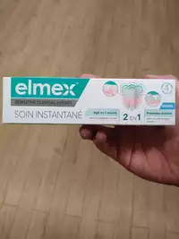 ELMEX - Soin instantané 2 en1 - Dentifrice