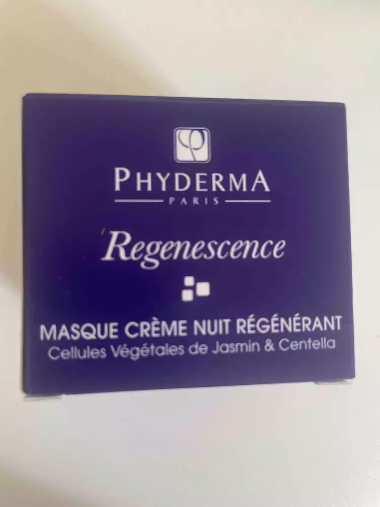 PHYDERMA - Regenescence - Masque crème nuit régénérant