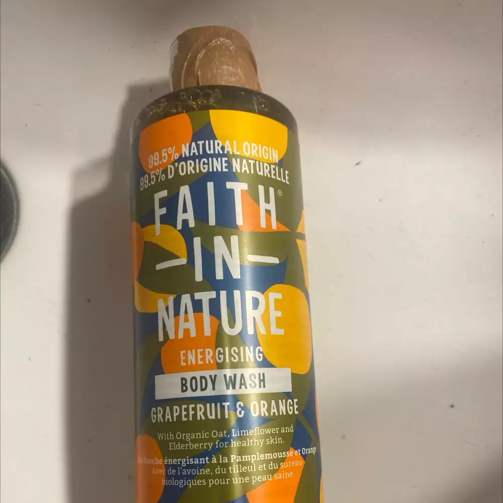 FAITH IN NATURE - Gel douche énergisant à la pamplemousse et orange
