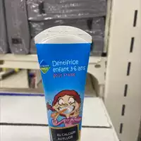 LEADER PRICE - Dentifrice enfant 3-6 ans goût fraise