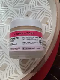 AROMA-ZONE - Crème neutre jeunesse à l'acide hyaluronique