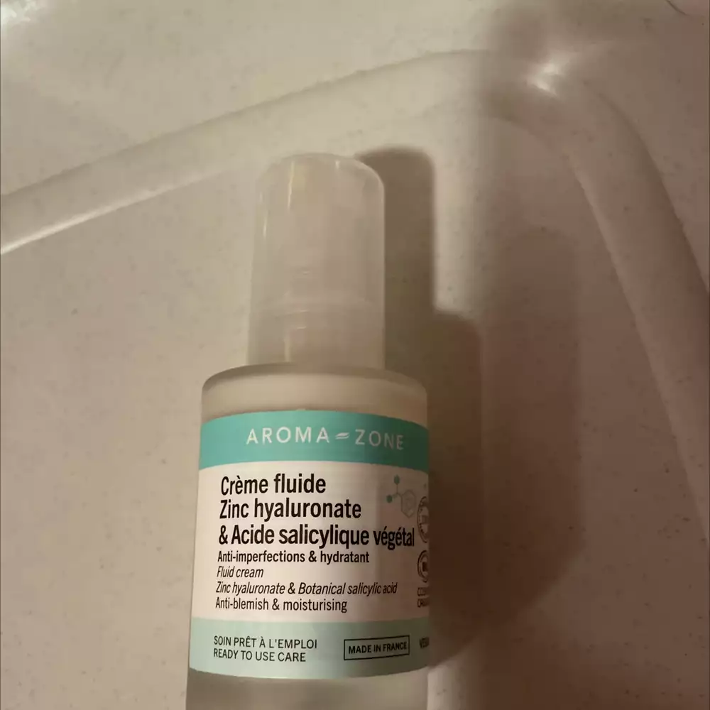 AROMA-ZONE - Crème fluide zinc hyaluronate
