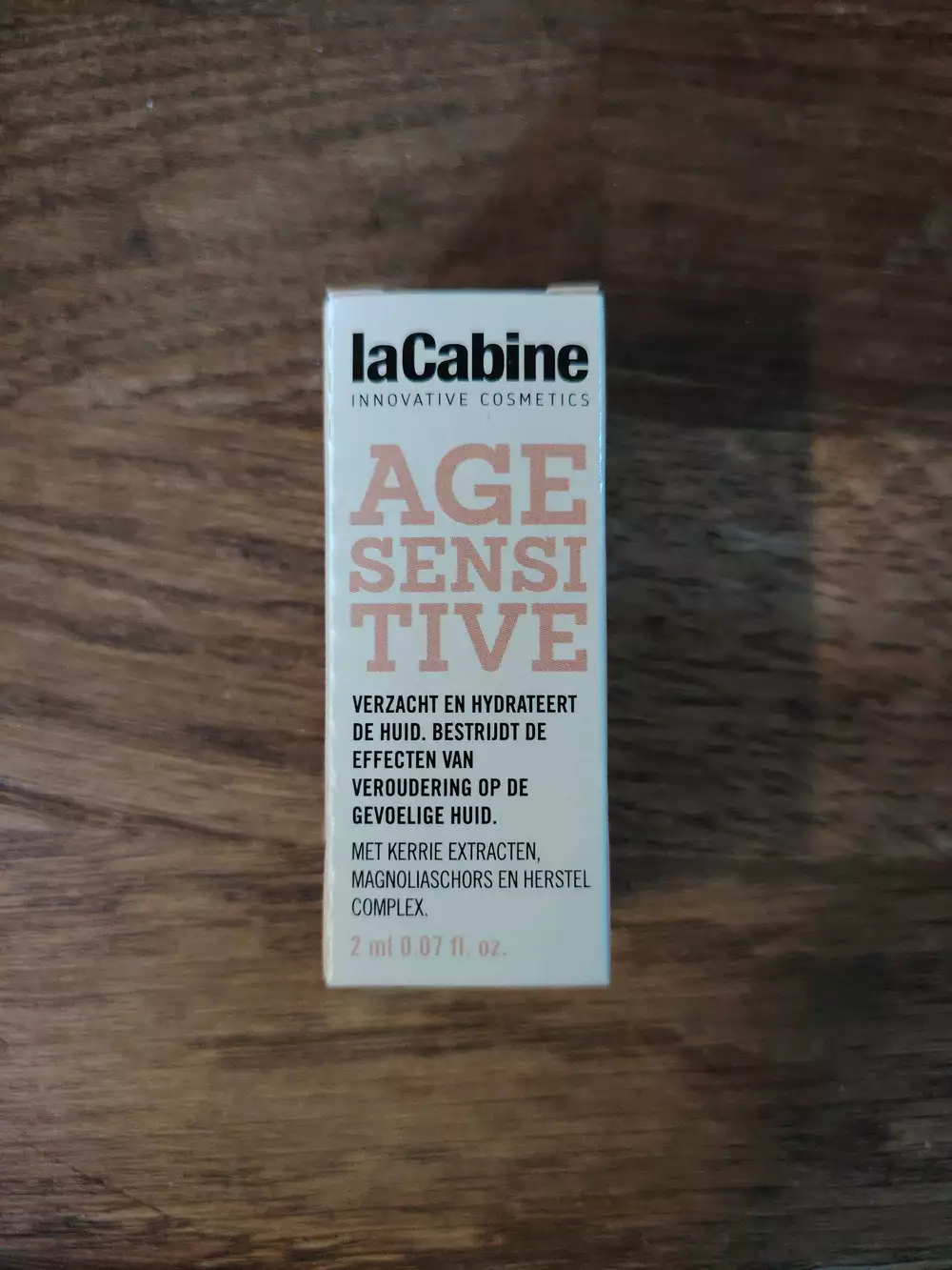 LA CABINE - Age sensitive